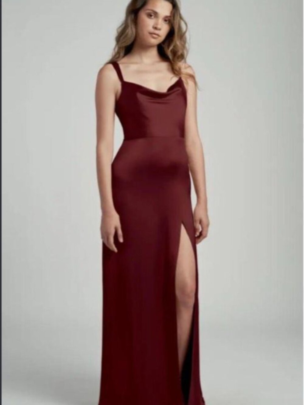 NWT Jenny Yoo Gina Dress, Size 2, in Dark Berry